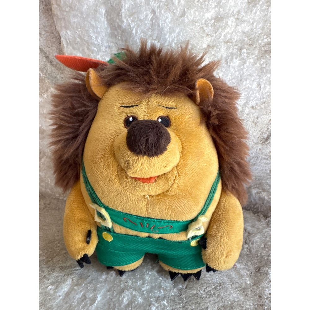 Disney Store Mr Pricklepants Plush Toy Story 3 Hedgehog Green Lederhosen Brown